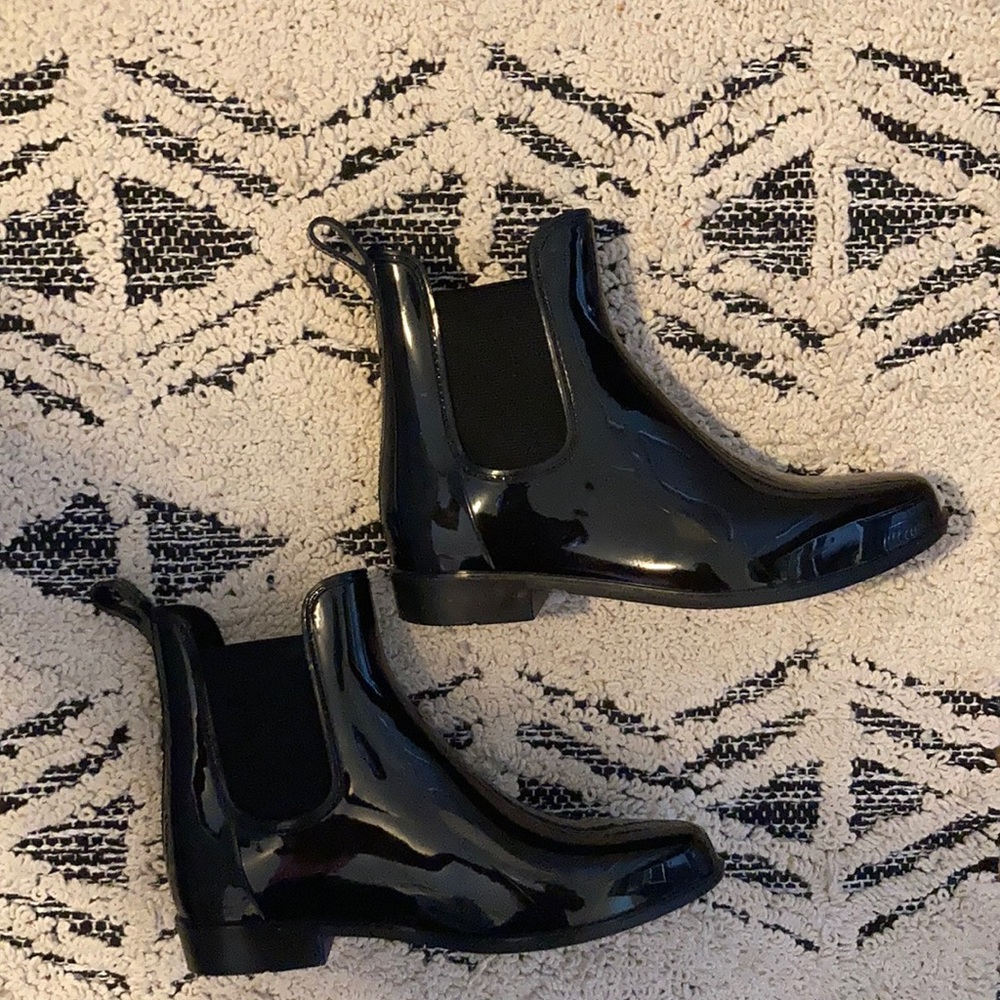 Target Black Chelsea Rain Boots